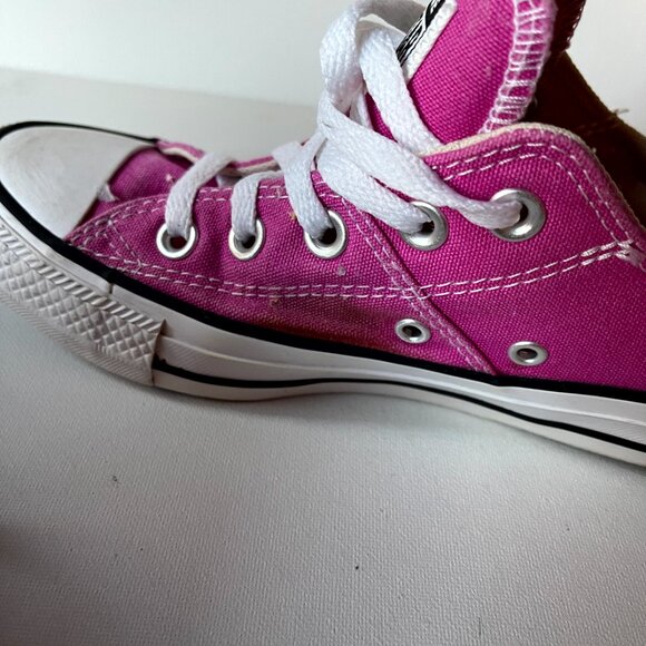 Converse All Star Women's Shoes Size 6 Fuchsia Pink Berry Cushion tongue - Picture 8 of 9